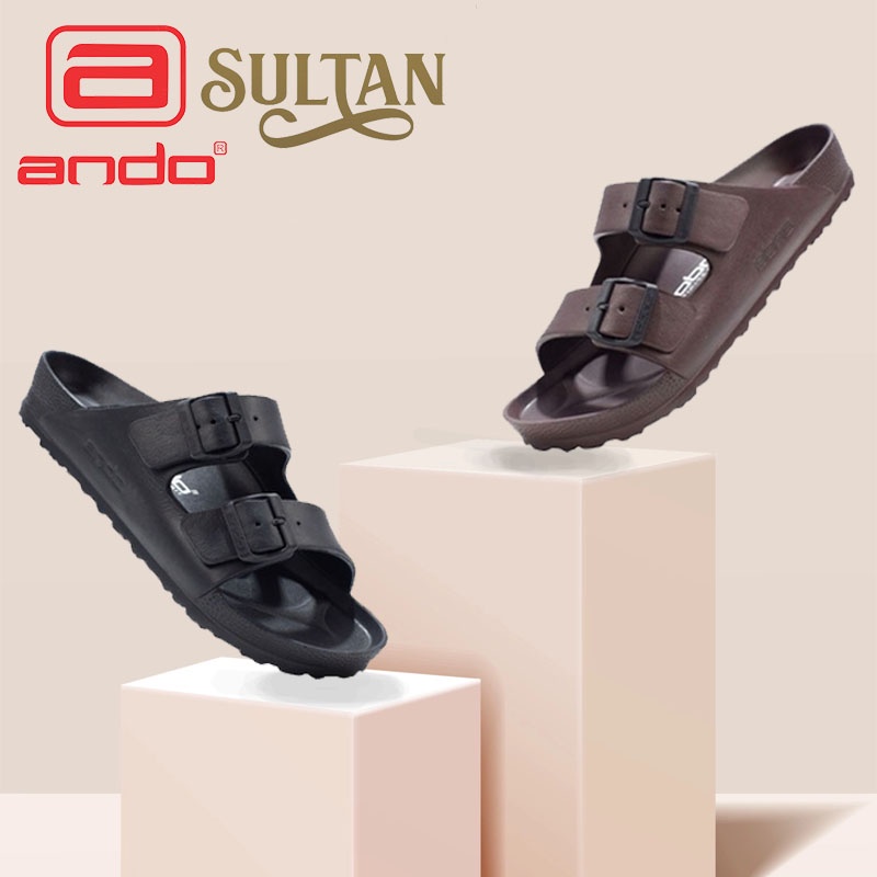 Sandal Selop Ando Original/ Sandal Cowok Selop Ando Sultan