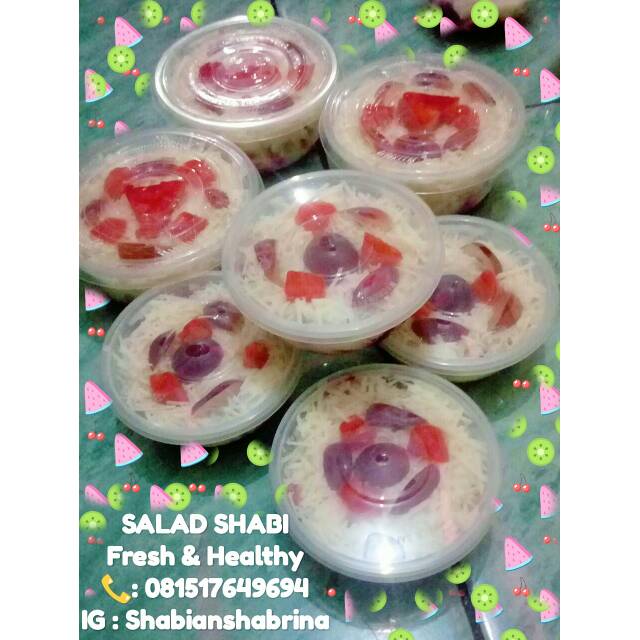 

salad buah size 400ML / salad buah segar