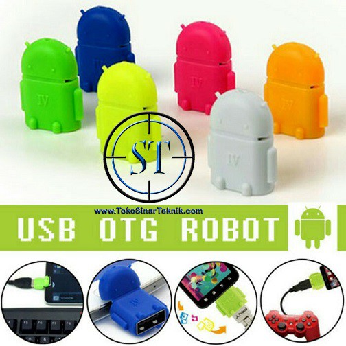 OTG Robot Android Smart Mini On The Go Micro USB Port For Android BA-160