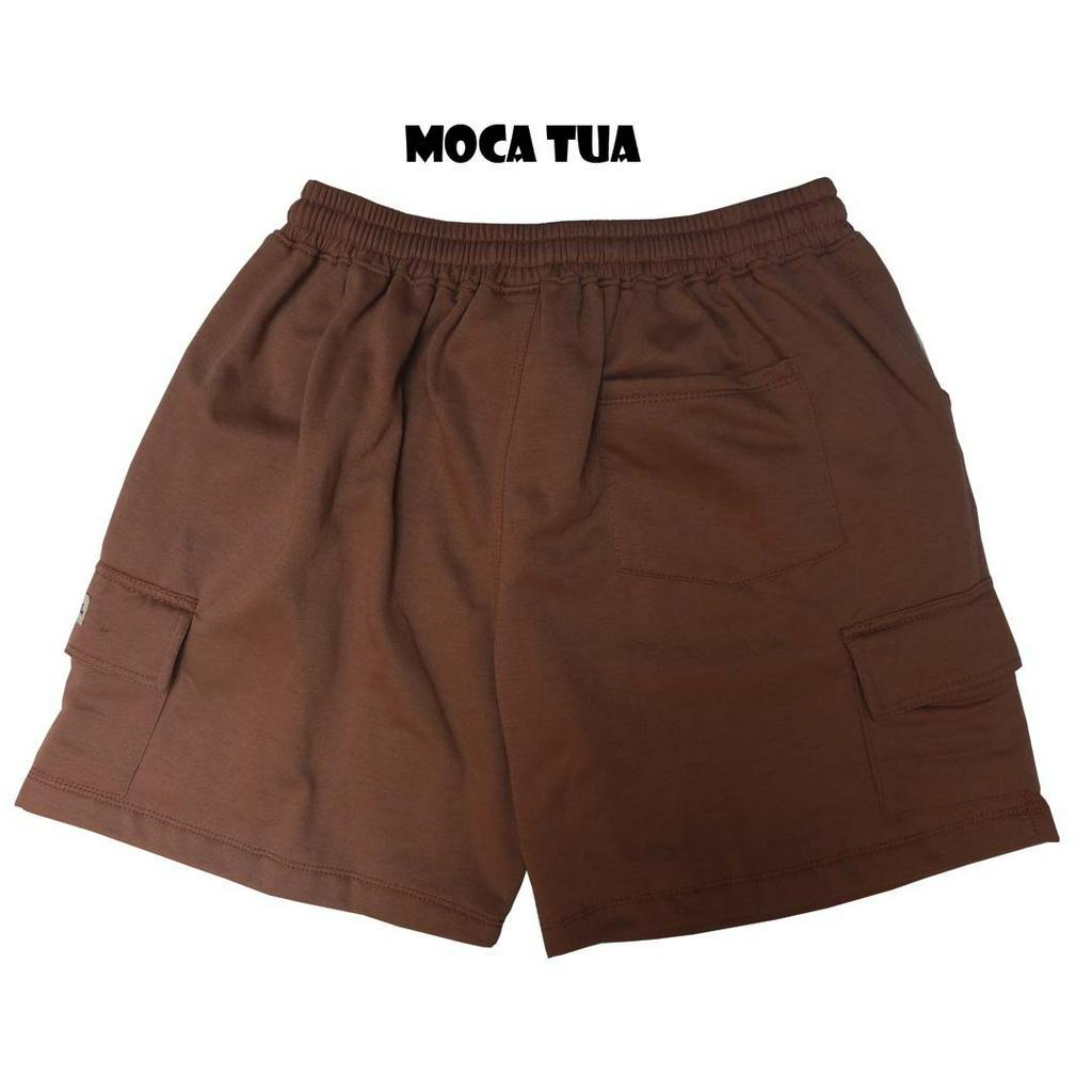 TDE/SHORT CARGO/CELANA PENDEK/UNISEX/PRIA/WANITA/CARGO/MOCA TUA