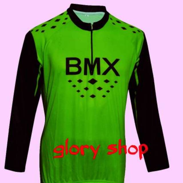 Baju sepeda BMX hijau