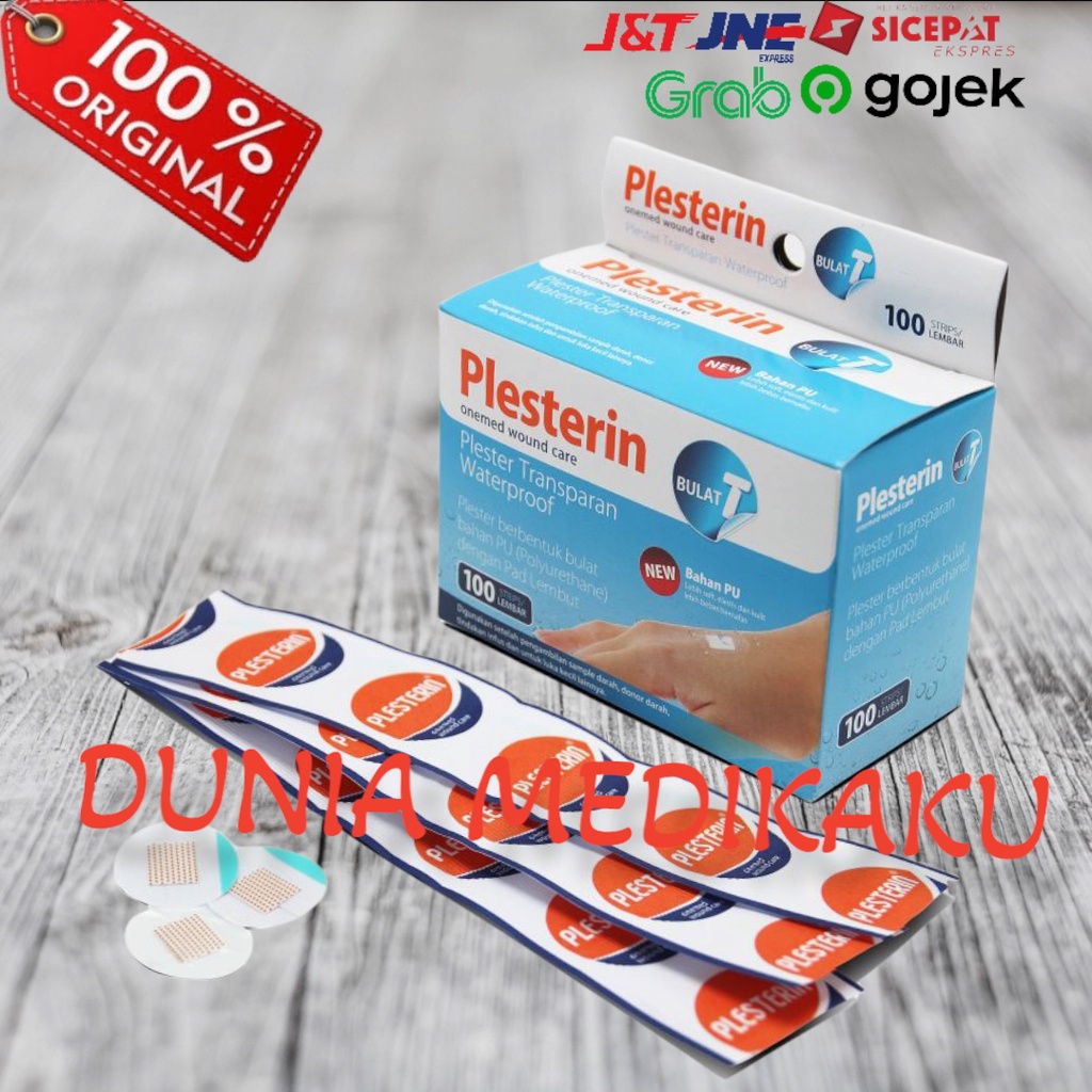 plesterin bulat coklat 200pcs
