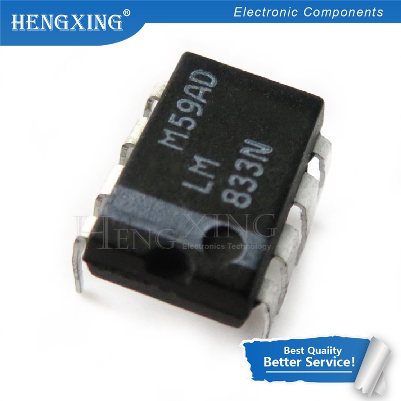100pcs IC LM833N DIP8 LM833 DIP