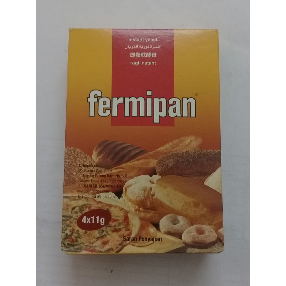 

Fermipan 1 kotak (4 scht) ragi yeast