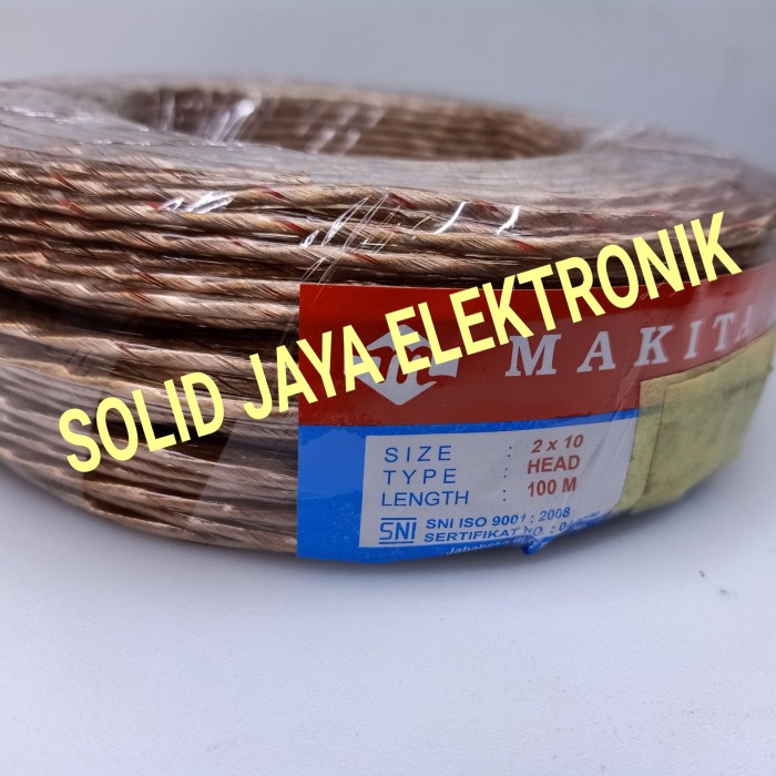 KABEL STEREO MAKITA GOLD KABEL HEAD HEAT MICROPHONE KECIL ISI 3