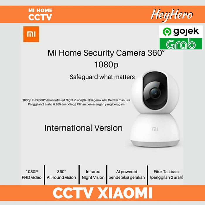 HEYHERO Xiaomi Mi Home Security Camera 360° 1080p / CCTV Xiaomi