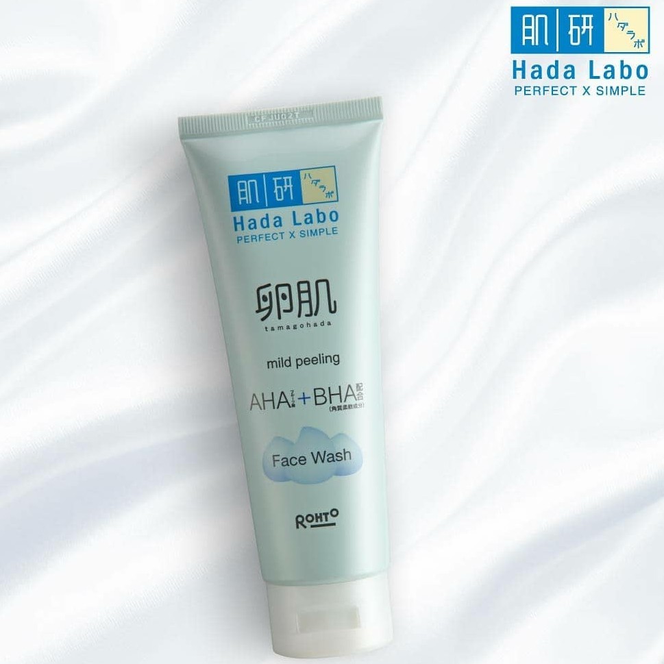 HADA LABO Tamagohada Mild Peeling Make Up Remover + Face Wash 50gr