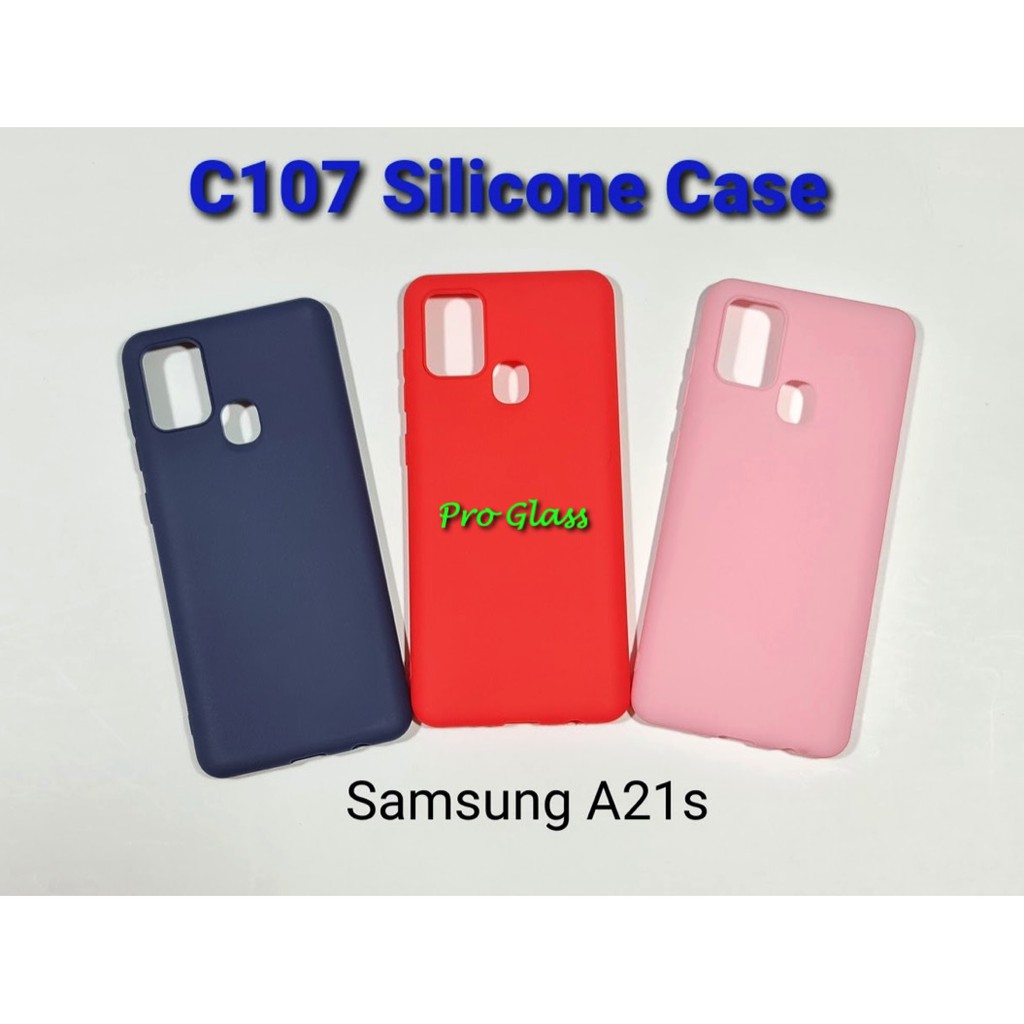 C107 Samsung A21s Colourful Ultrathin Silicone Case / Matte Thin