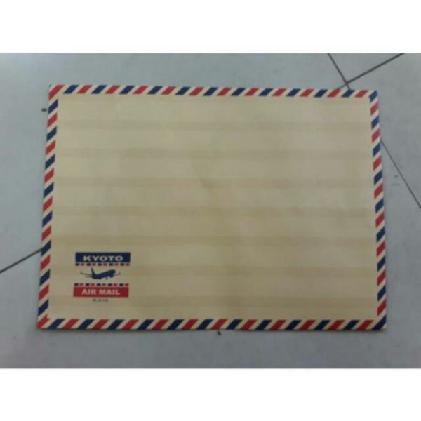 

(10 pcs) amplop coklat air mail tali 310 | amplop lamaran kerja,amplop coklat