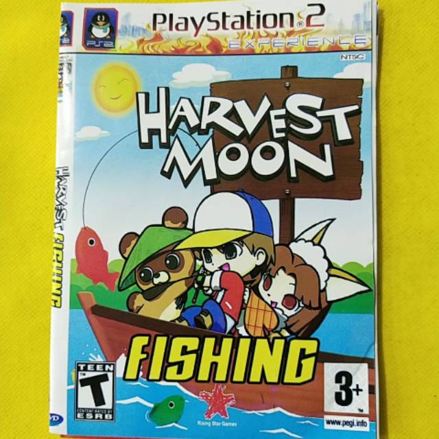 Terlaris kaset PS 2 Experience HARVEST MOON FISHING