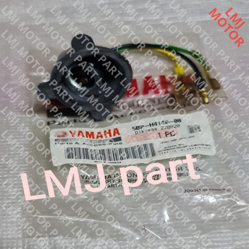 (100% ORI ) FITTING SOCKET LAMPU DEPAN RXKING SCORPIO KABEL PENDEK 5BP-H4140-00 Mantap Gan