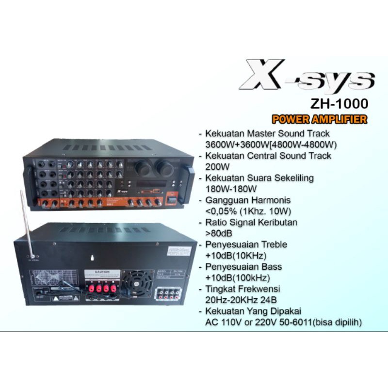 Amplifier X SYS , ZH - 1000