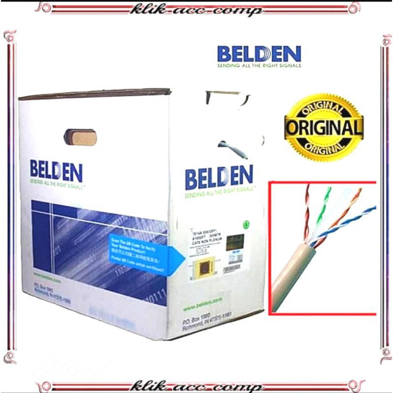 Belden 1583A Cat 5 1 Roll Original Kabel LAN UTP 1Roll Cat5 305 Meter 24AWG 1 Box