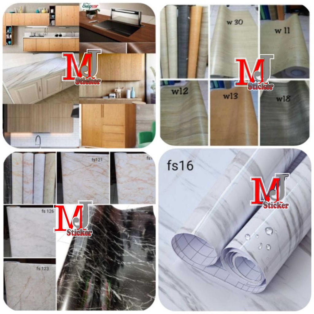 hpl stiker wallpaper decosheet PVC pelapis meja furniture HPL kayu triplek