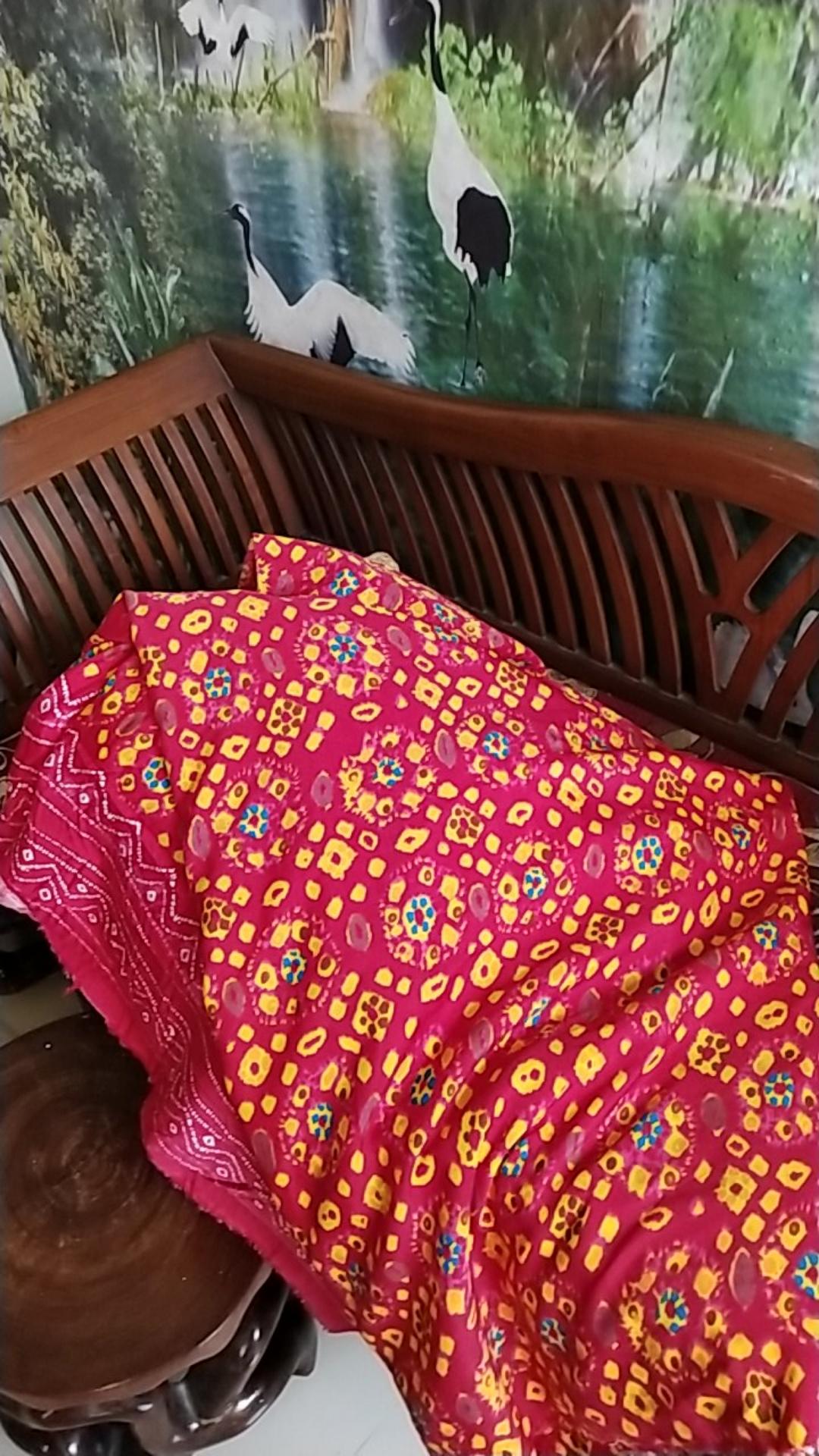 Bahan Jumputan Palembang Semi Sutra