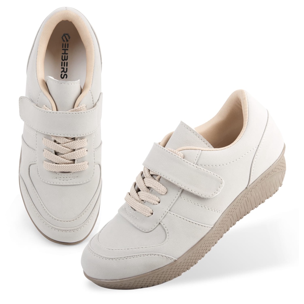 EHBERS EH 019 Sepatu Slip-On Wanita Original Brand Cream