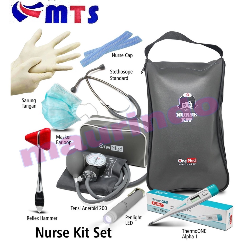 Jual Cod Onemed Nurse Kit Set Standard Lengkap Paket Alat Pemeriksaan