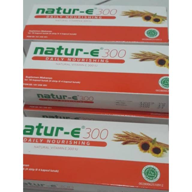 Natur-E 300 IU orange isi 16 kapsul Harga/ Bok,( Vitamin E menjaga kulit kita)Barang dijamin Original.