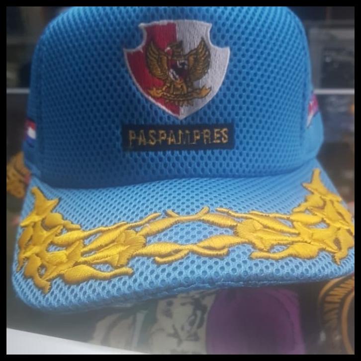 Topi|Topi Paspampres Pamen|Topi Jaring Paspampres Padi Kapas-Topi Jar