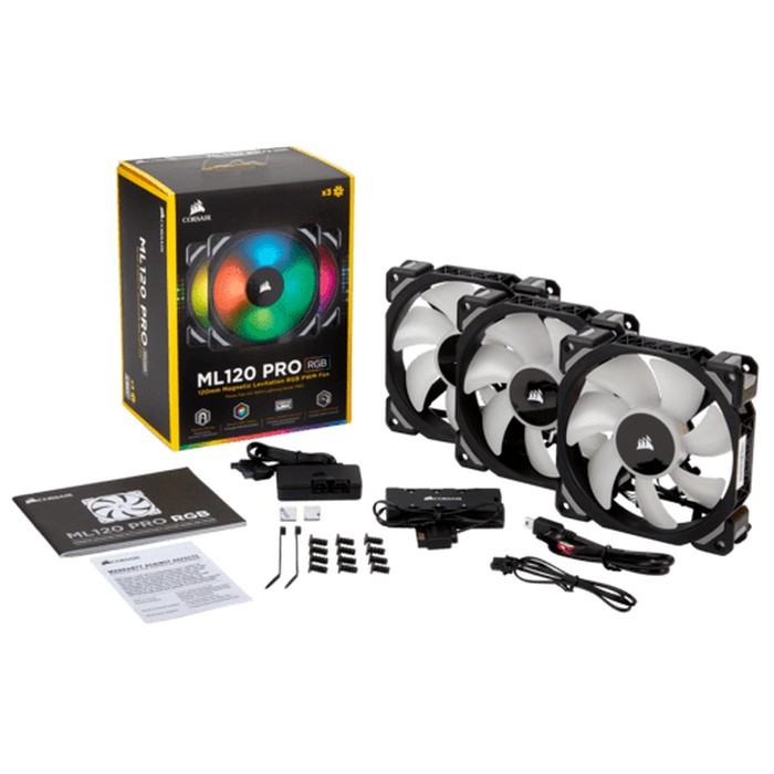 Corsair ML120 RGB 3-Pack CO-9050076-WW ML 120 Lighting Node Pro
