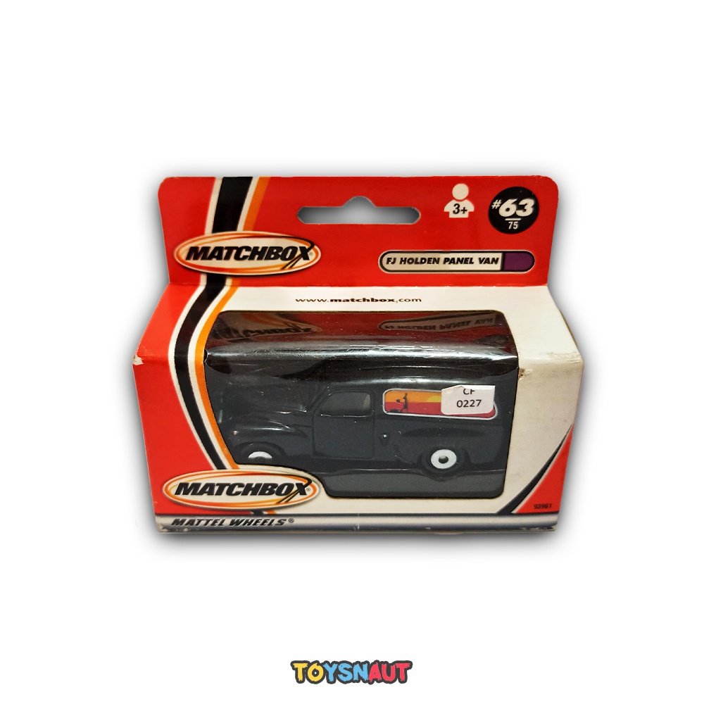MBX Matchbox FJ Holden Panel Van Hearse Ambulance Hitam 2000 Diecast