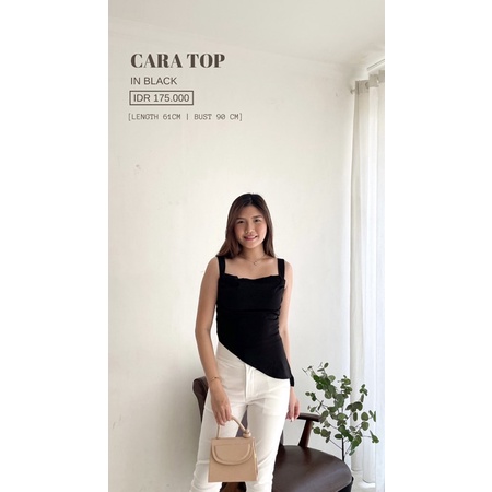 CARA TOP - ATASAN SATIN PREMIUM WANITA