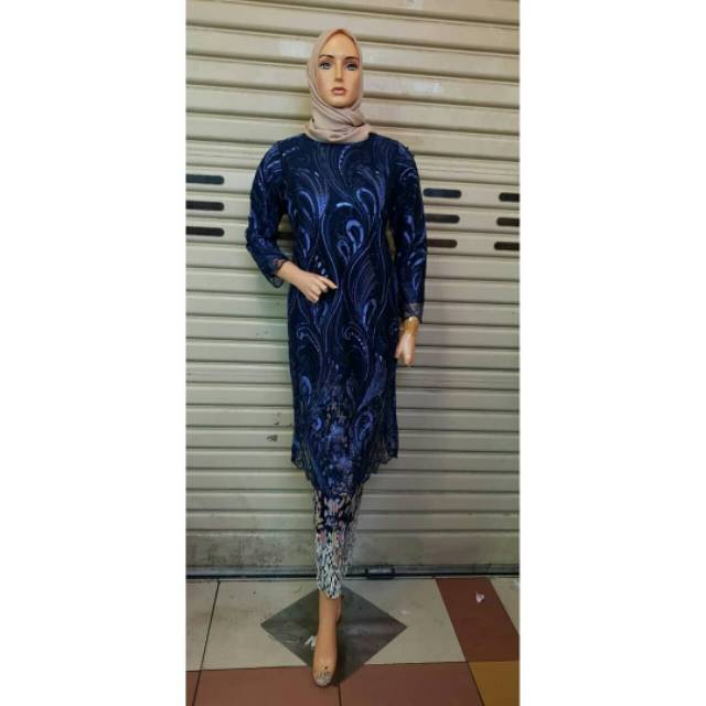 Set baju kurung tulle exclusive