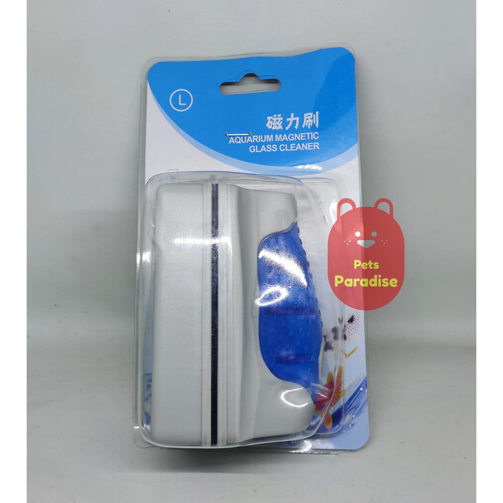 Magnet Pembersih Kaca Aquarium PREMIUM / Glass Cleaner GOLDPET size L