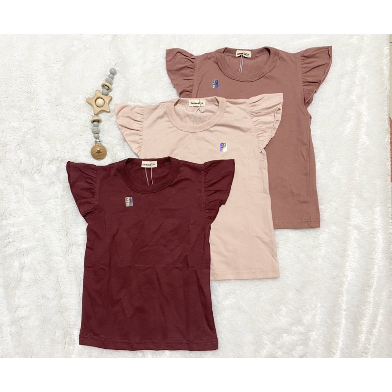 SAGITA RUFFLE TEE KAOS BAJU ANAK BAYI PEREMPUAN LUCU MURAH BAGUS