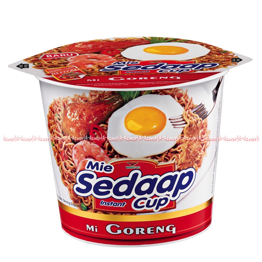 Mie Sedaap Instant Cup mie Goreng sedap cup Mi 77gr goreng dalam Cup Sedaap