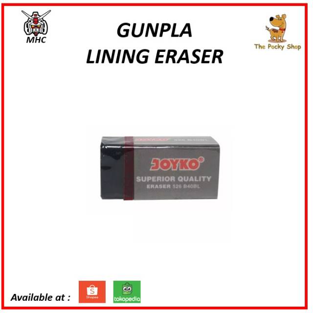 

Gunpla Gundam Joyko Eraser 4pcs (526 B40BL)