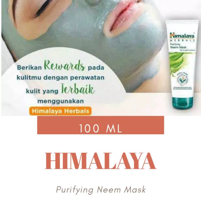 100% ORI HIMALAYA PURIFYING NEEM MASK 100ML / FACE MASK / MASKER WAJAH / SKIN CARE / PERAWATAN MUKA