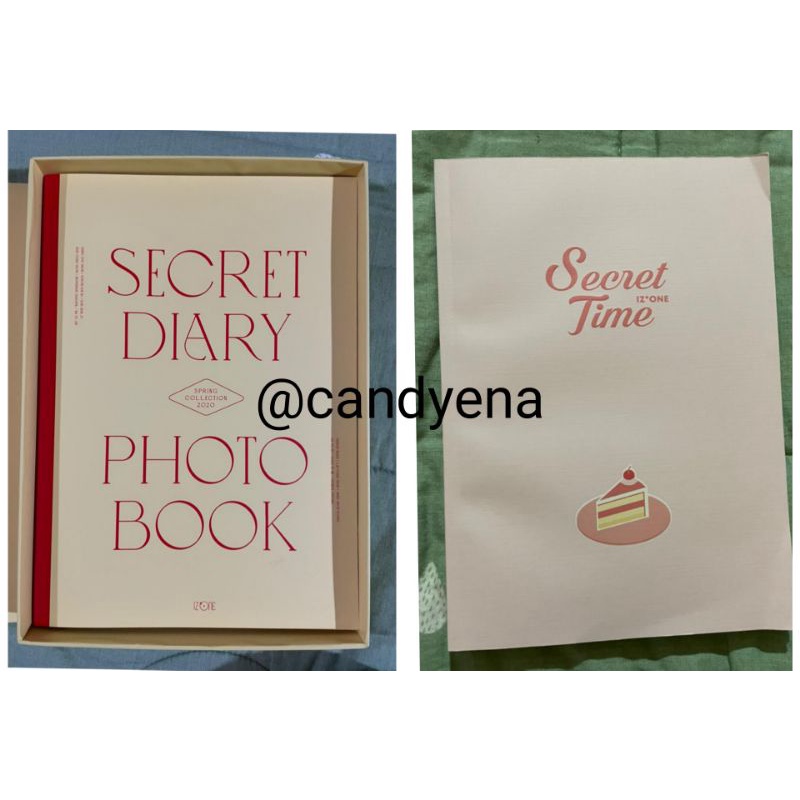 iz*one photobook secret diary secret time seasons greeting official izone ready photobook only