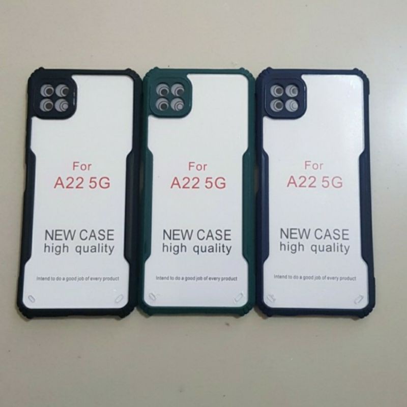 Hard Case Airbag Shockproof Samsung A22 Fuze Case Spigen Bening - A22 5G