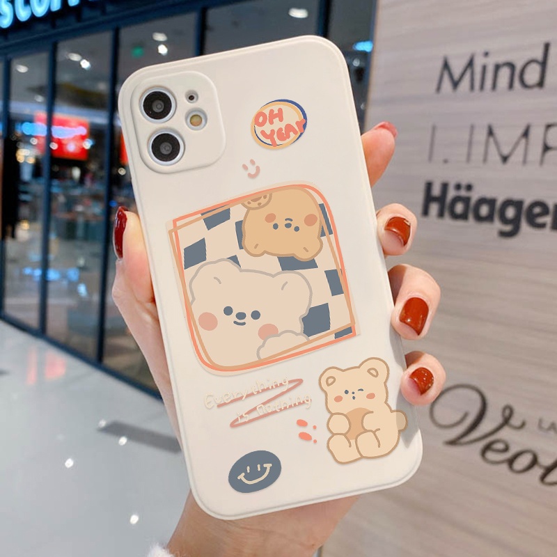 Soft Case TPU Motif Kartun Beruang Untuk Realme C25Y C21Y 9i 8i 7i 6i 5i 8 7 5 9 Pro Plus 8 Pro Plus 8 Pro C25 6s 5s C2 C3 50A C21 C15 C20 3011 C15