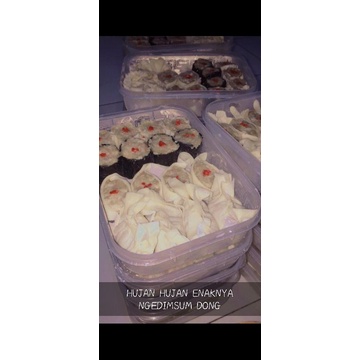 

Dimsum ayam,Udang,kepiting,rumput laut