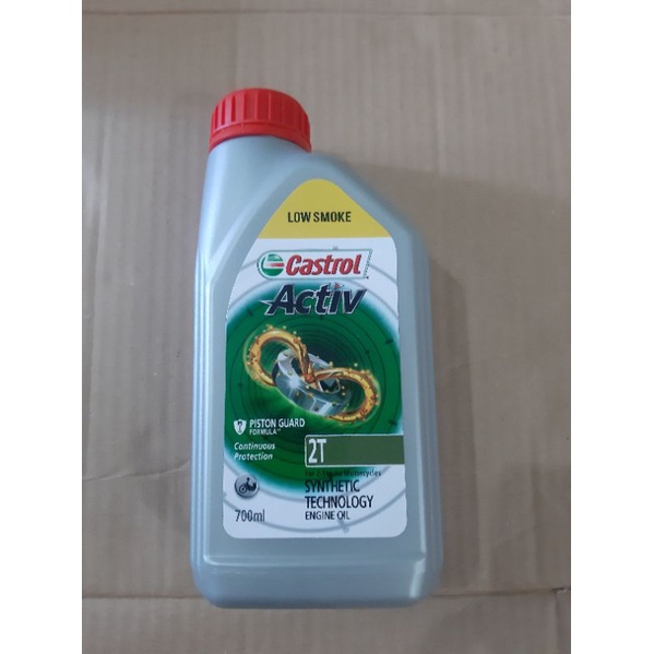 OLI MESIN MOTOR CASTROL 2 TAK LOWSMOKE 700 ml-OLI MOTOR 2 TAK
