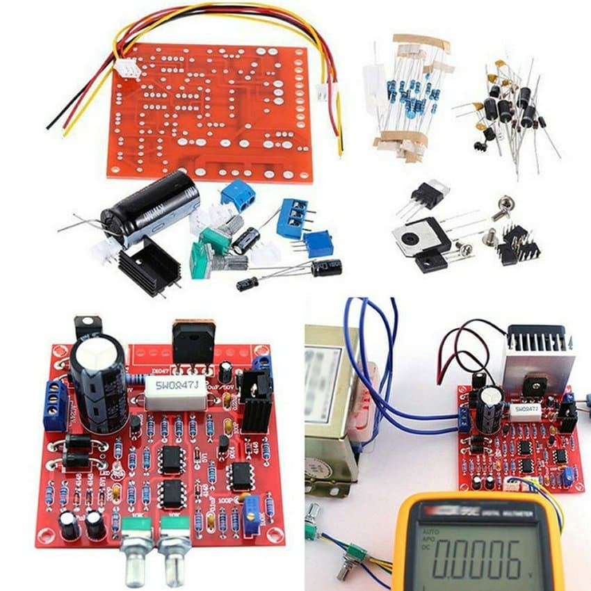 Regulator Ajustable Volt 0-30V 3A Power Supply DIY KIT