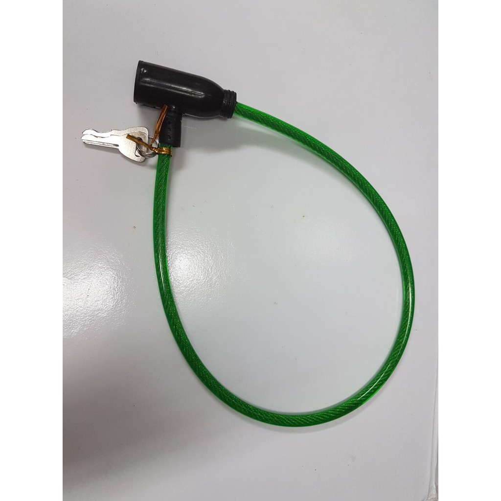 kunci sepeda helm rantai kabel baja