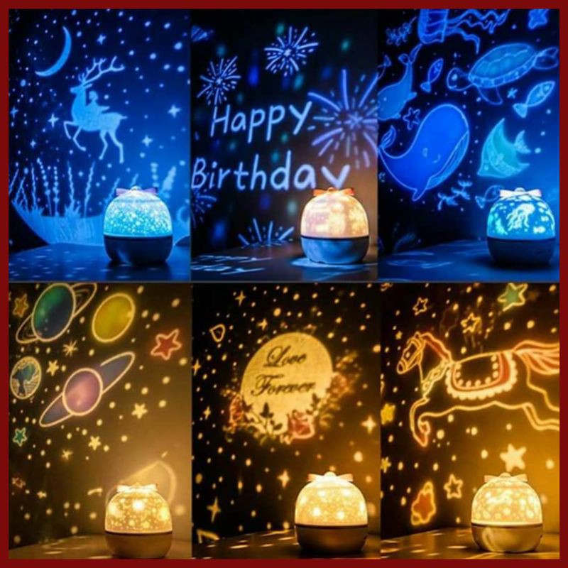 Lampu &amp; Speaker Bluetooth Kawaii Projector