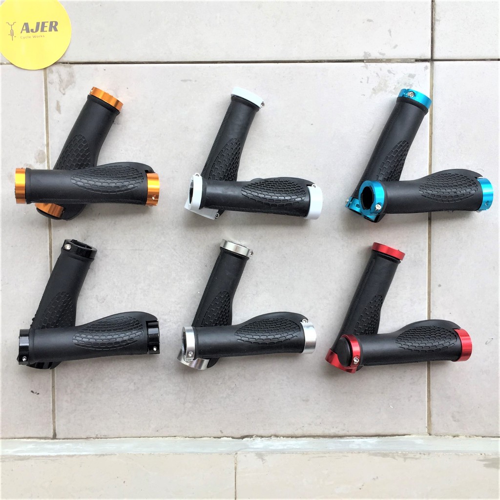 Hand Grip Sepeda double lock Golok ergonomis Anti selip handfat bar stang handlebar molen nyaman