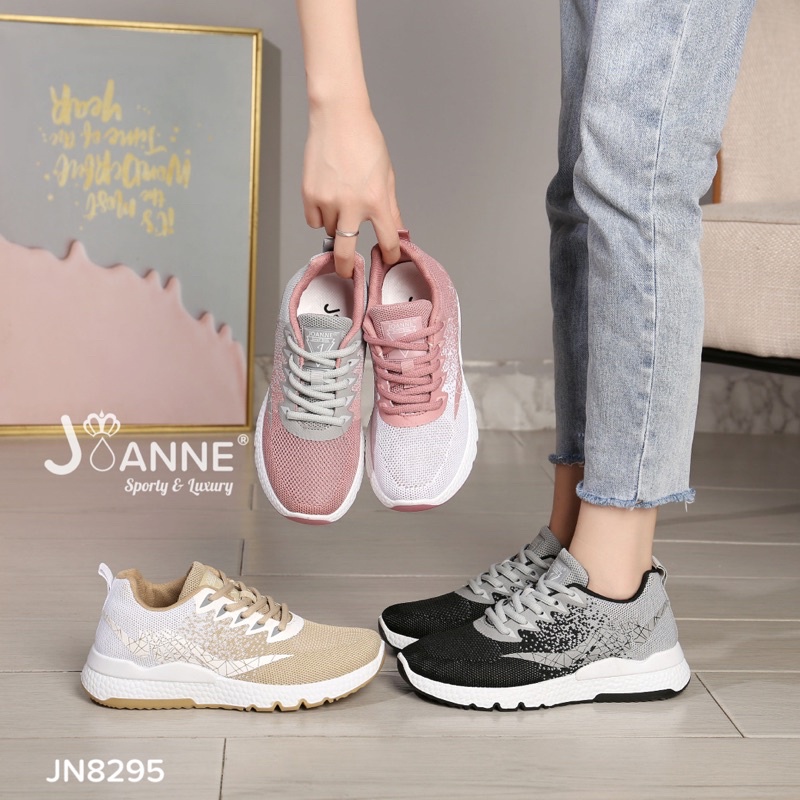 RESTOCK! [ORIGINAL] JOANNE FlyKnit Sport Sneakers Shoes Sepatu Wanita #JN8295