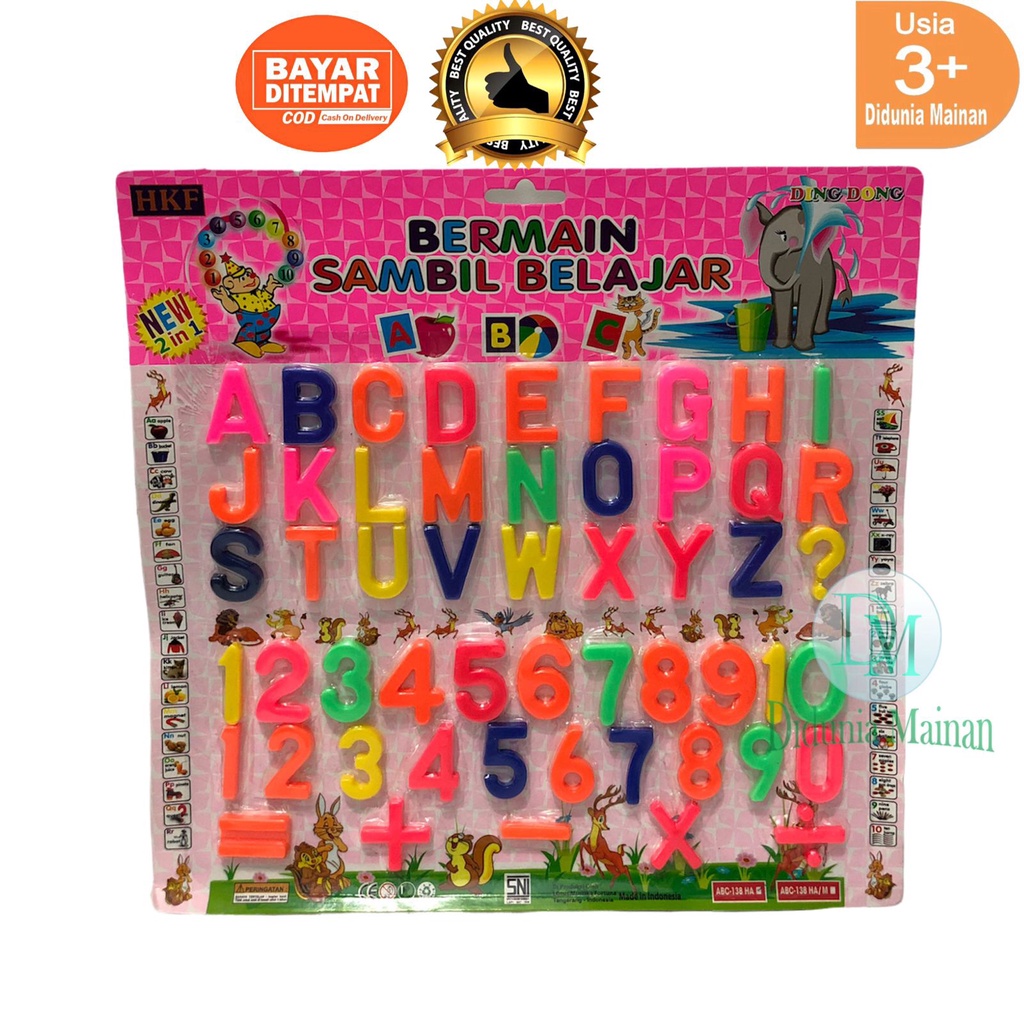 mainan edukasi anak laki laki perempuan alphabet huruf dan angka