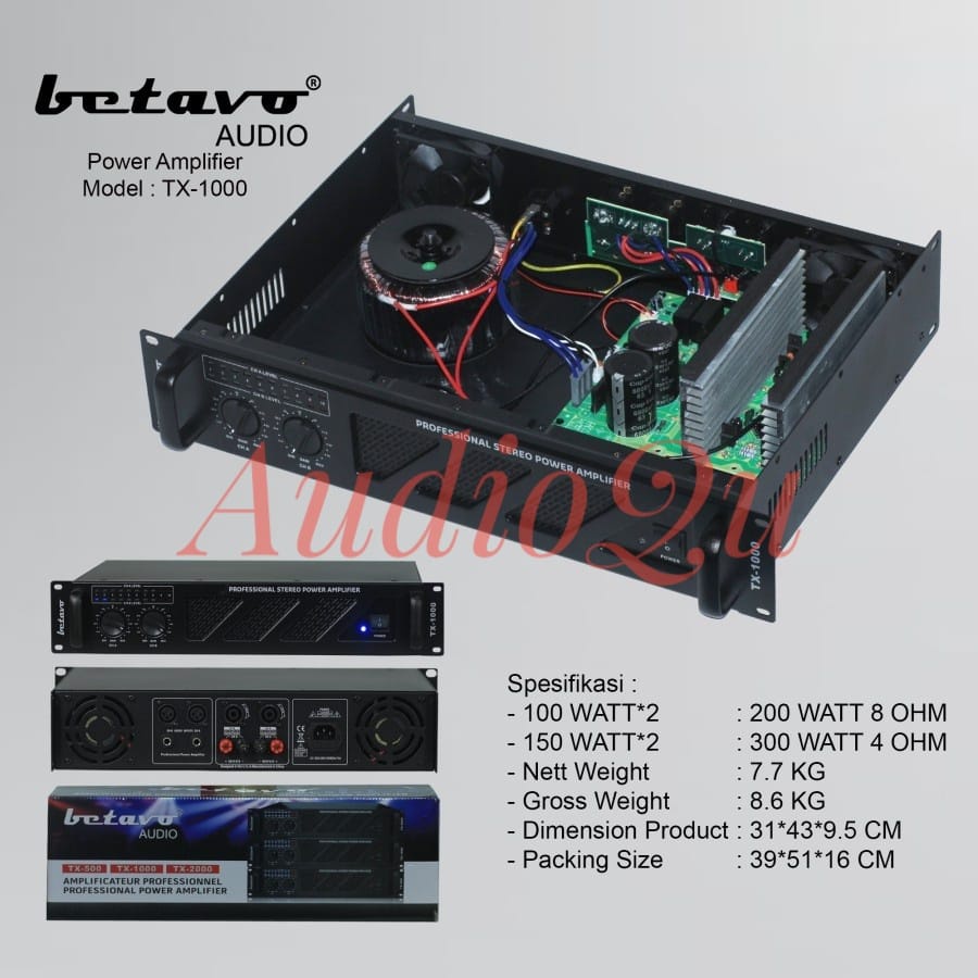 Power Amplifier Betavo TX 1000 Betavo TX1000 Original