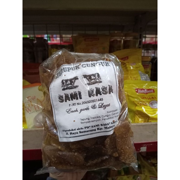 

KERUPUK CUNGUR KEMASAN 500 Gr