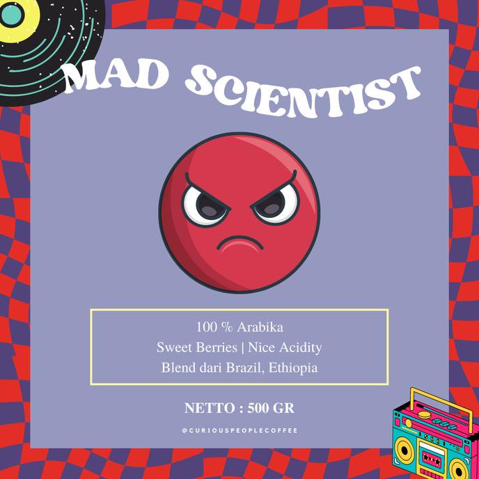

[COD] Biji Kopi Espresso Blend - Mad Scientist Espresso - 100%Arabika -500gr [COD]