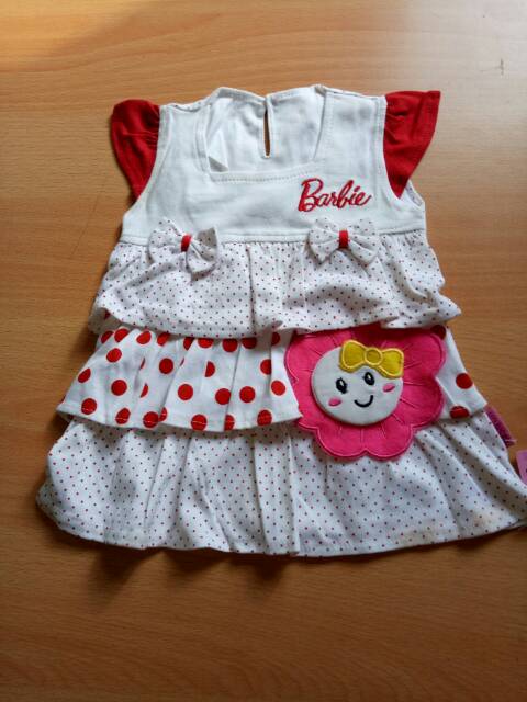 Dress bayi baju anak perempuan Babydol polkadot