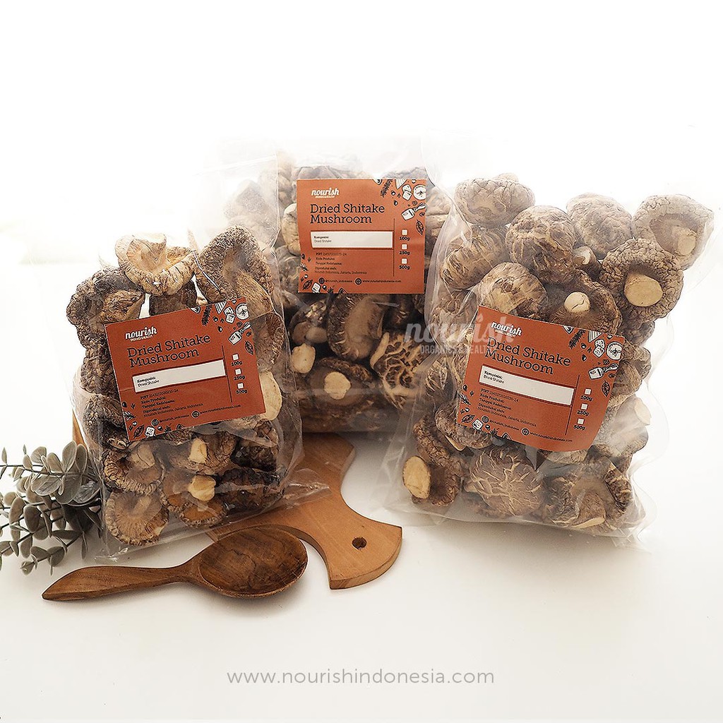 Dried Shitake Mushroom / Jamur Shitake / Hokio 250gr