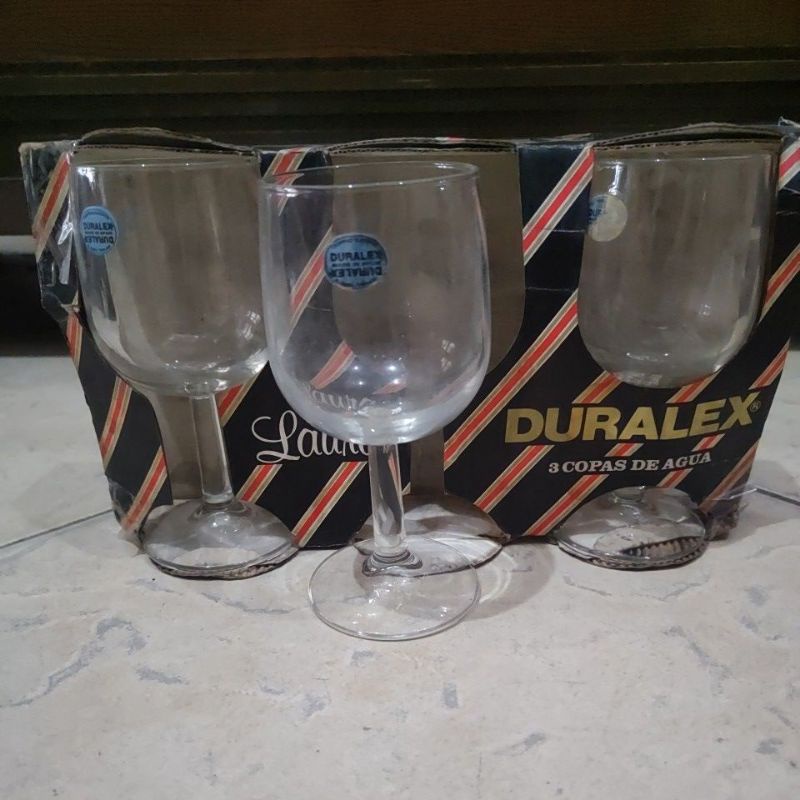 Gelas Kaca Kaki Duralex Laura Glass made in SPAIN gelas mewah