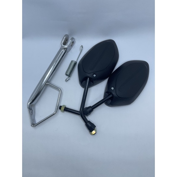 Paket Honda matic-Spion Honda Beat Atm Standar Hitam + Standar Samping Ring 14 Honda Chrome